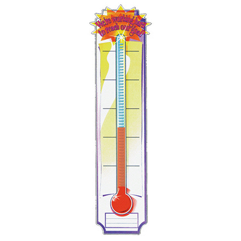 BANNER GOAL SETTING THERMOMETER 45 X 12 VERTICAL