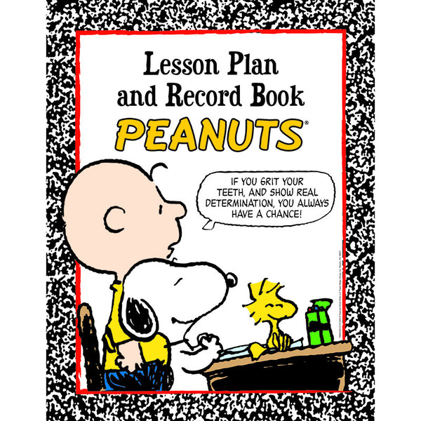 PEANUTS LESSON PLAN AND RECORD BOOK